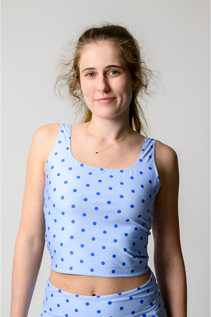 Om Tank - Polka Dot in Dreamcloud image number 0