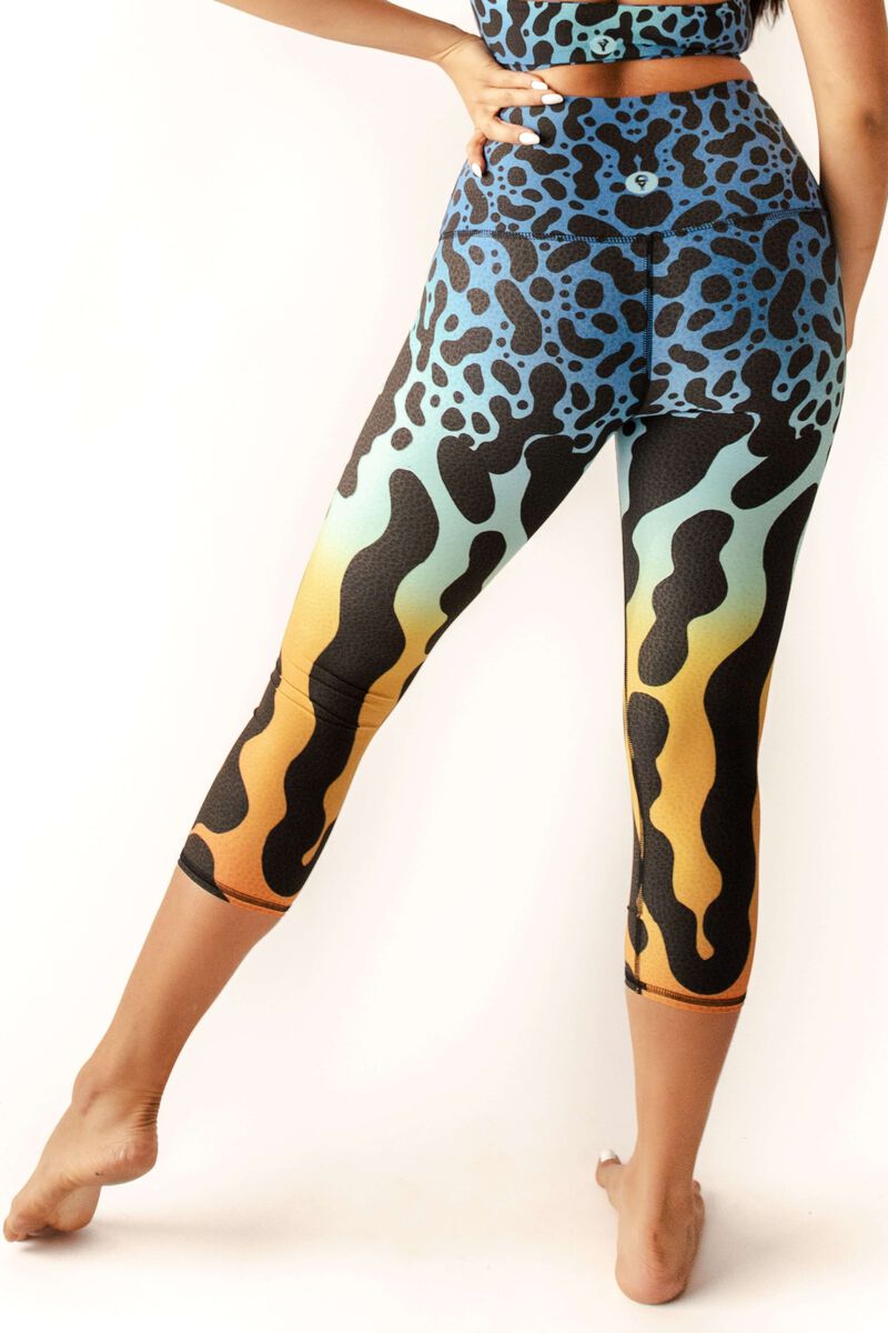 Capri Legging - Natures Poison image number 3