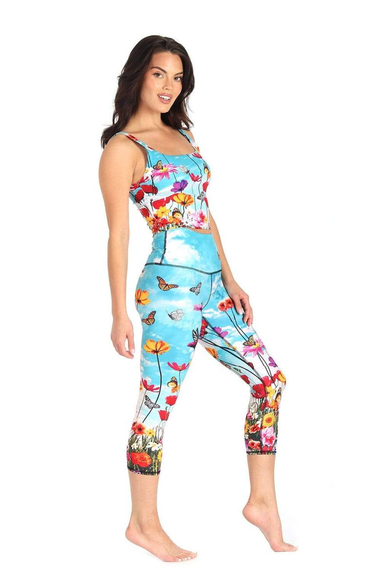 Capri Legging - Flower Bomb image number 3