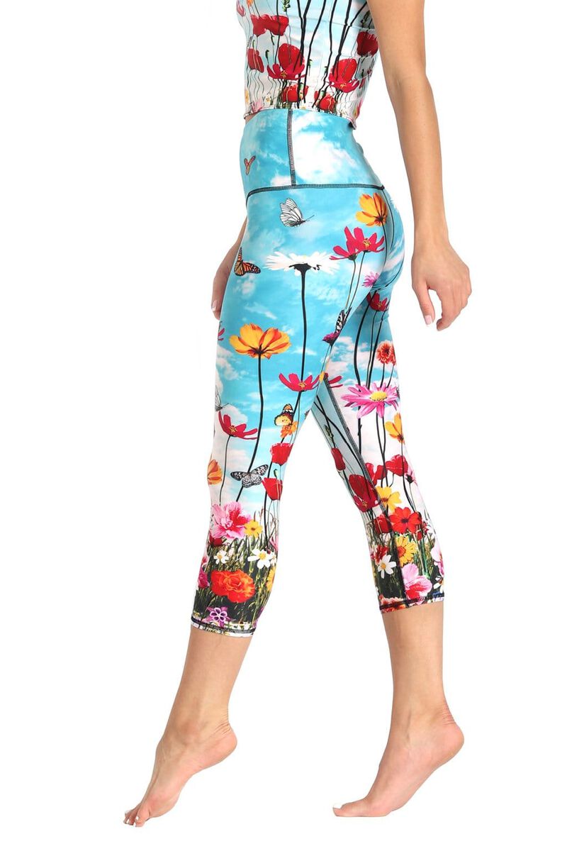 Capri Legging - Flower Bomb image number 0