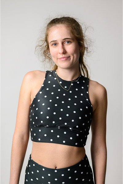 Free Range Sports Bra - Polka Dot