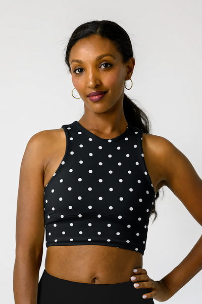 Free Range Sports Bra - Polka Dot