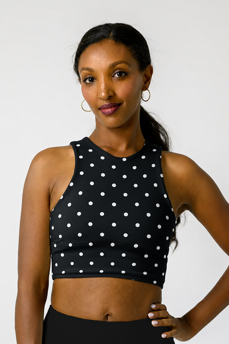 Free Range Sports Bra - Polka Dot image number 0