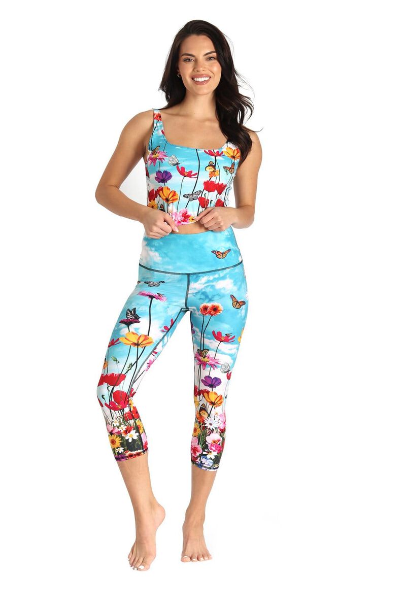 Capri Legging - Flower Bomb image number 1