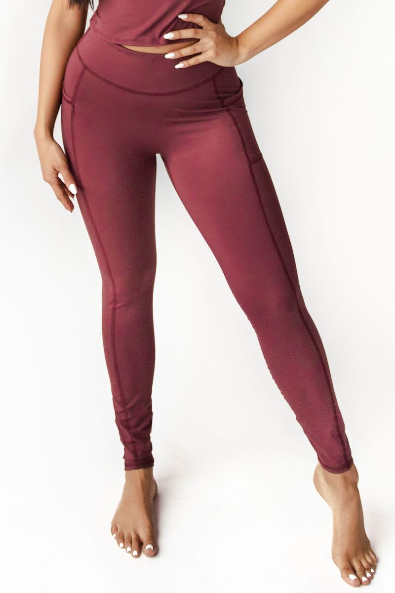 Nonstop Legging - Maroon image number 0