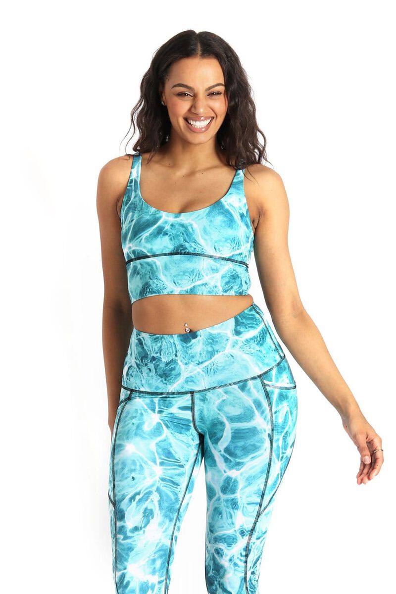 Limitless Sports Bra - Pool Party image number 0