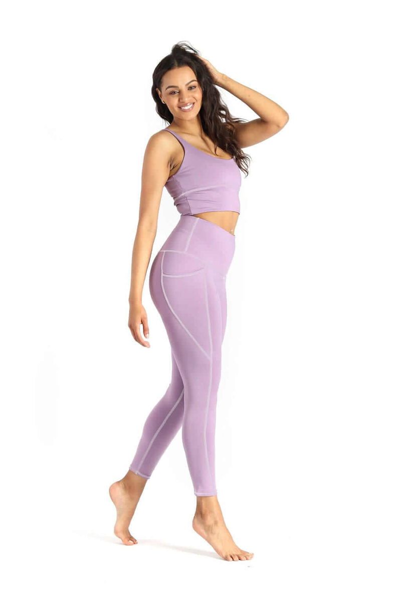 7/8 Boundless Legging with Pockets in Amethyst image number 1