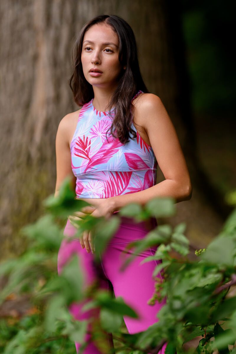 Free Range Sports Bra - Hot Tropic image number 0