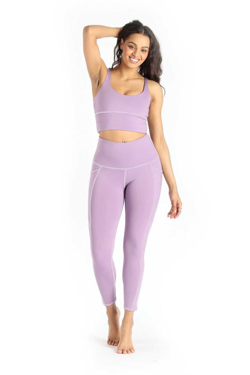 7/8 Boundless Legging with Pockets in Amethyst image number 3