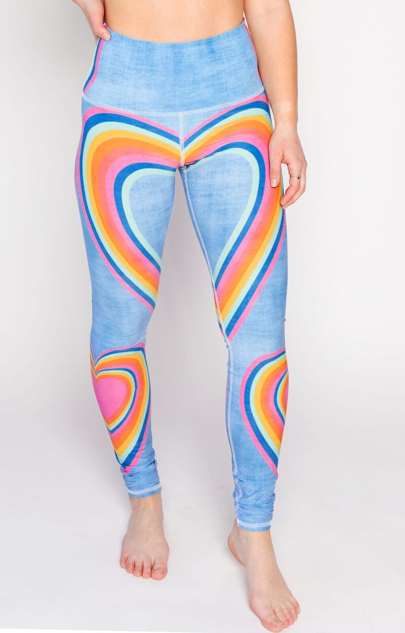 YD Legging - Rainbow Love image number 0