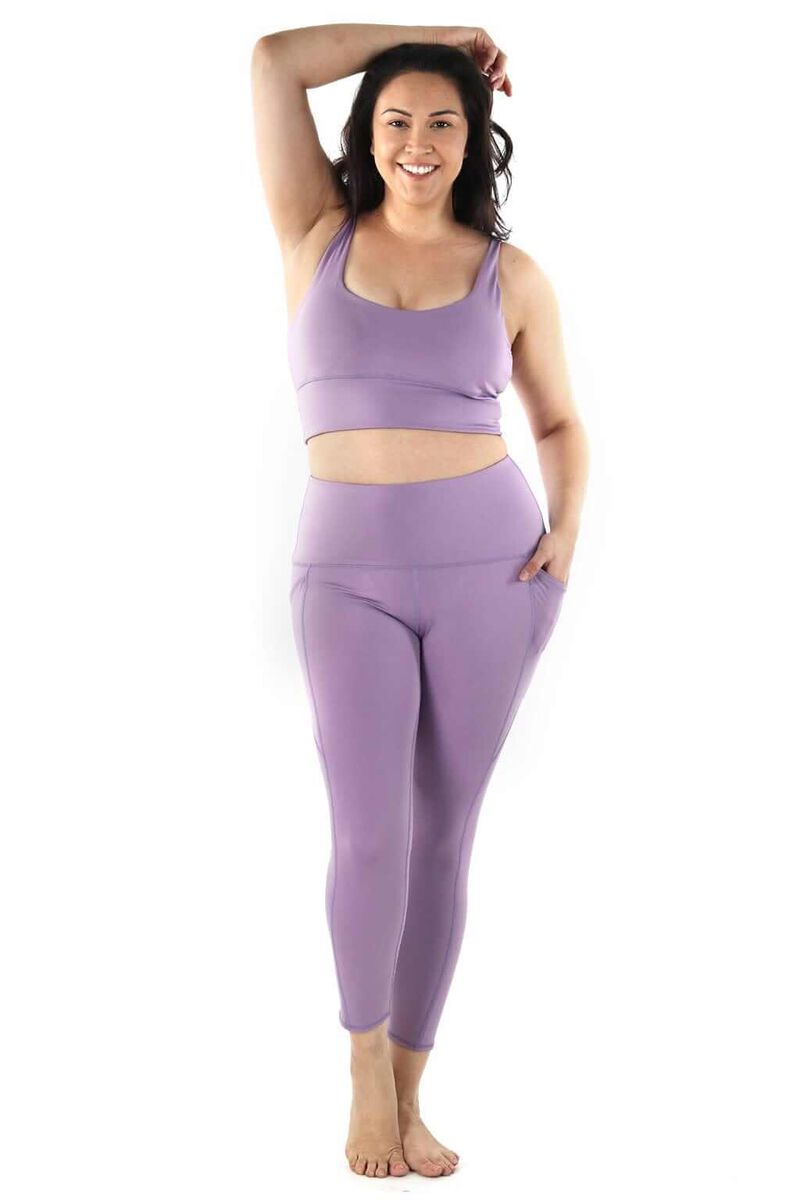 7/8 Boundless Legging with Pockets in Amethyst image number 5