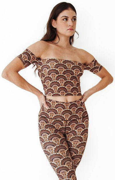 Off-Shoulder Bandeau - Art Deco null