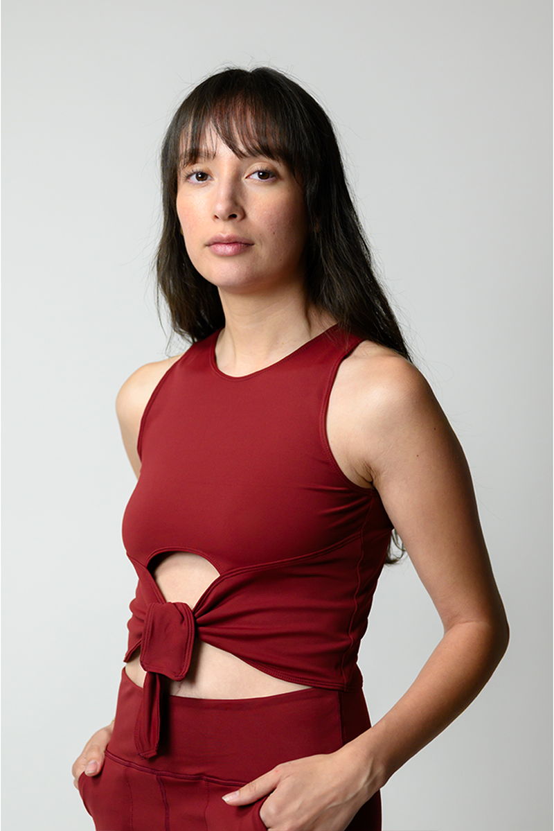Ready or Knot Tank - Crushed Cherry image number 0