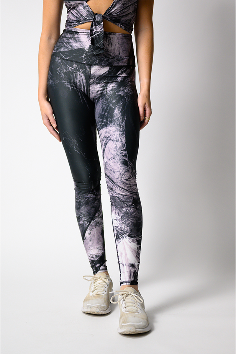 YD Legging - Root Chakra in Black&nbsp; image number 1