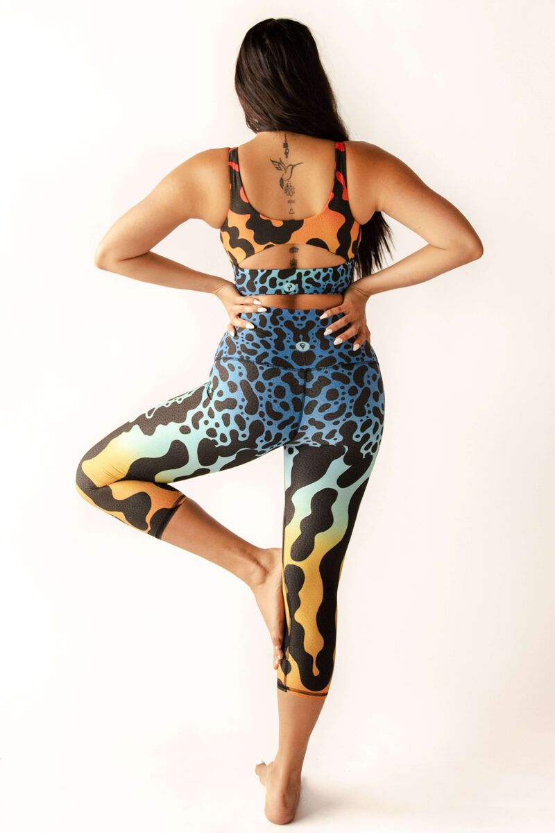 Capri Legging - Natures Poison image number 2