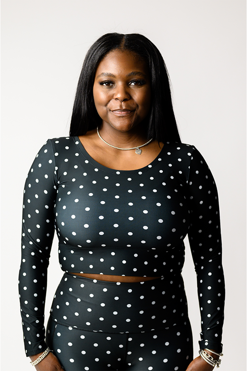 Ballet Barre Top - Polka Dot image number 0