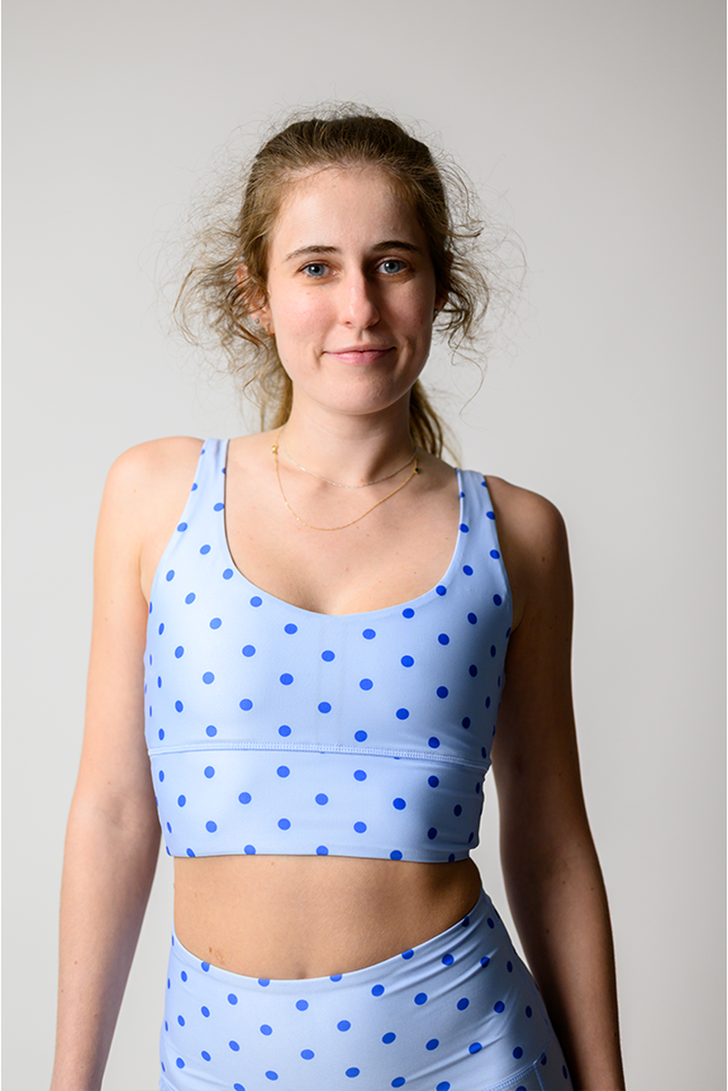Limitless Sports Bra - Polka Dot in Dreamcloud image number 0