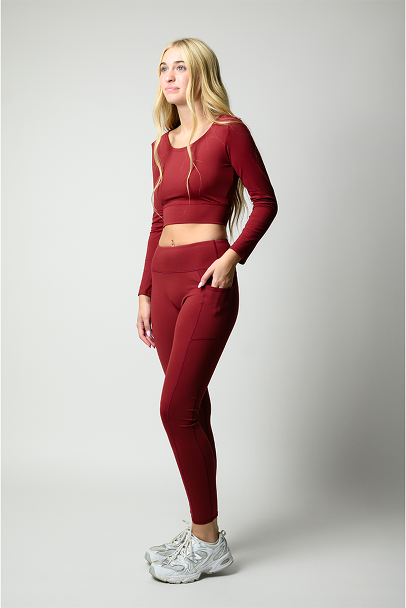 Ballet Barre Top - Crushed Cherry image number 2