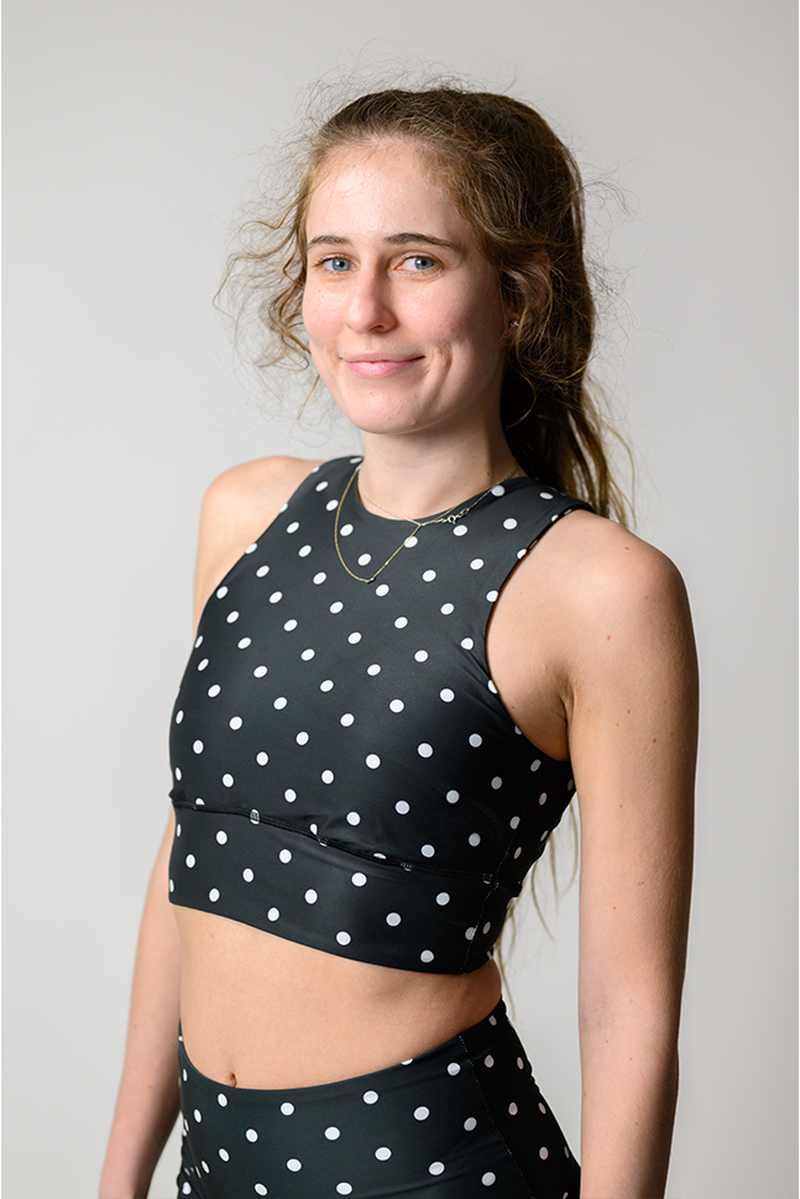 Free Range Sports Bra - Polka Dot image number 1