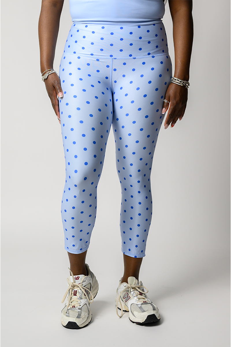 Capri Legging - Polka Dot in Dreamcloud image number 0