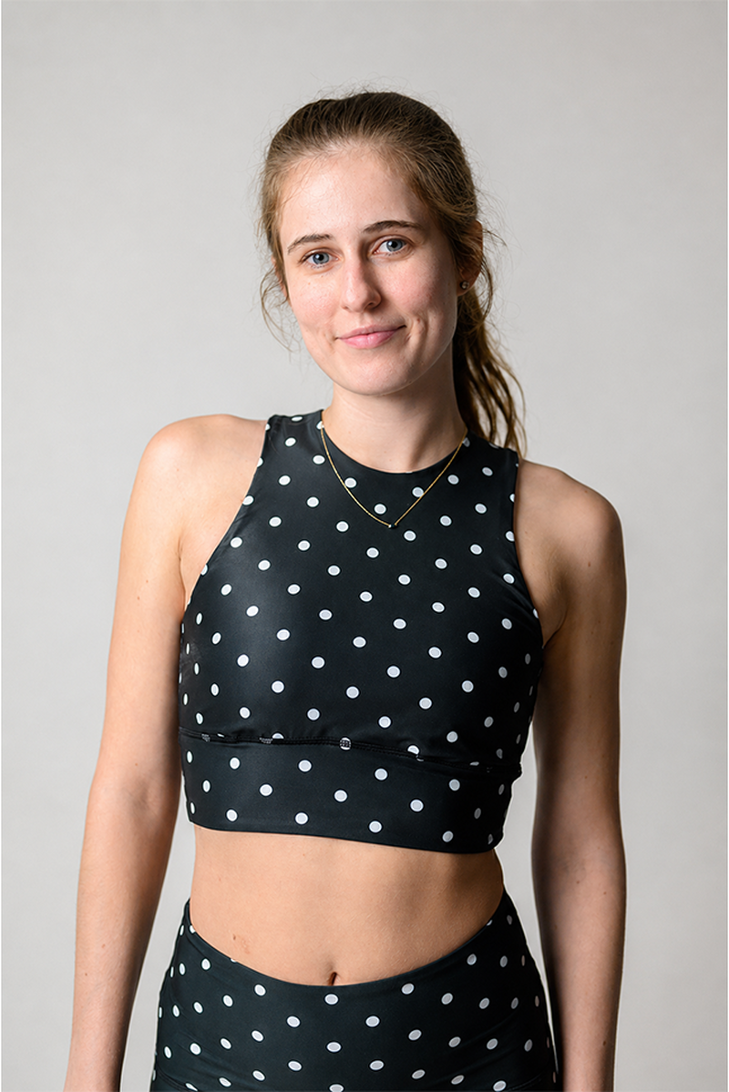 Free Range Sports Bra - Polka Dot image number 0