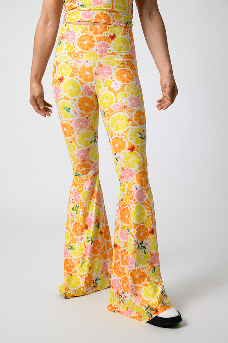 Main Squeeze Eco-Friendly Bell Bottom Flare Leggings | Yoga Democracy