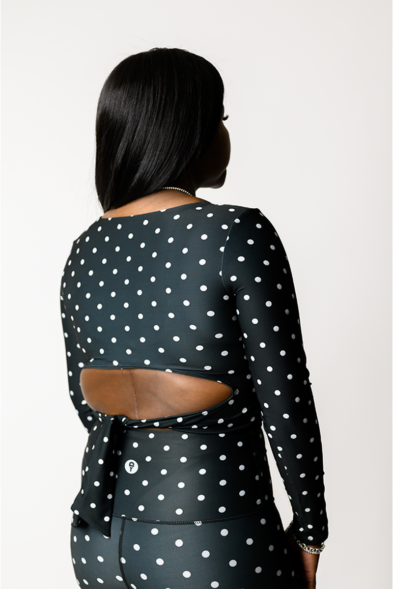 Ballet Barre Top - Polka Dot image number 3