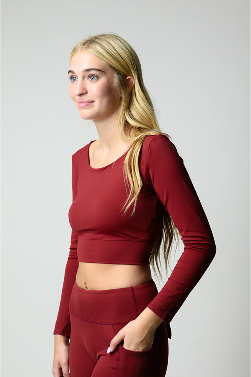Ballet Barre Top - Crushed Cherry image number 1