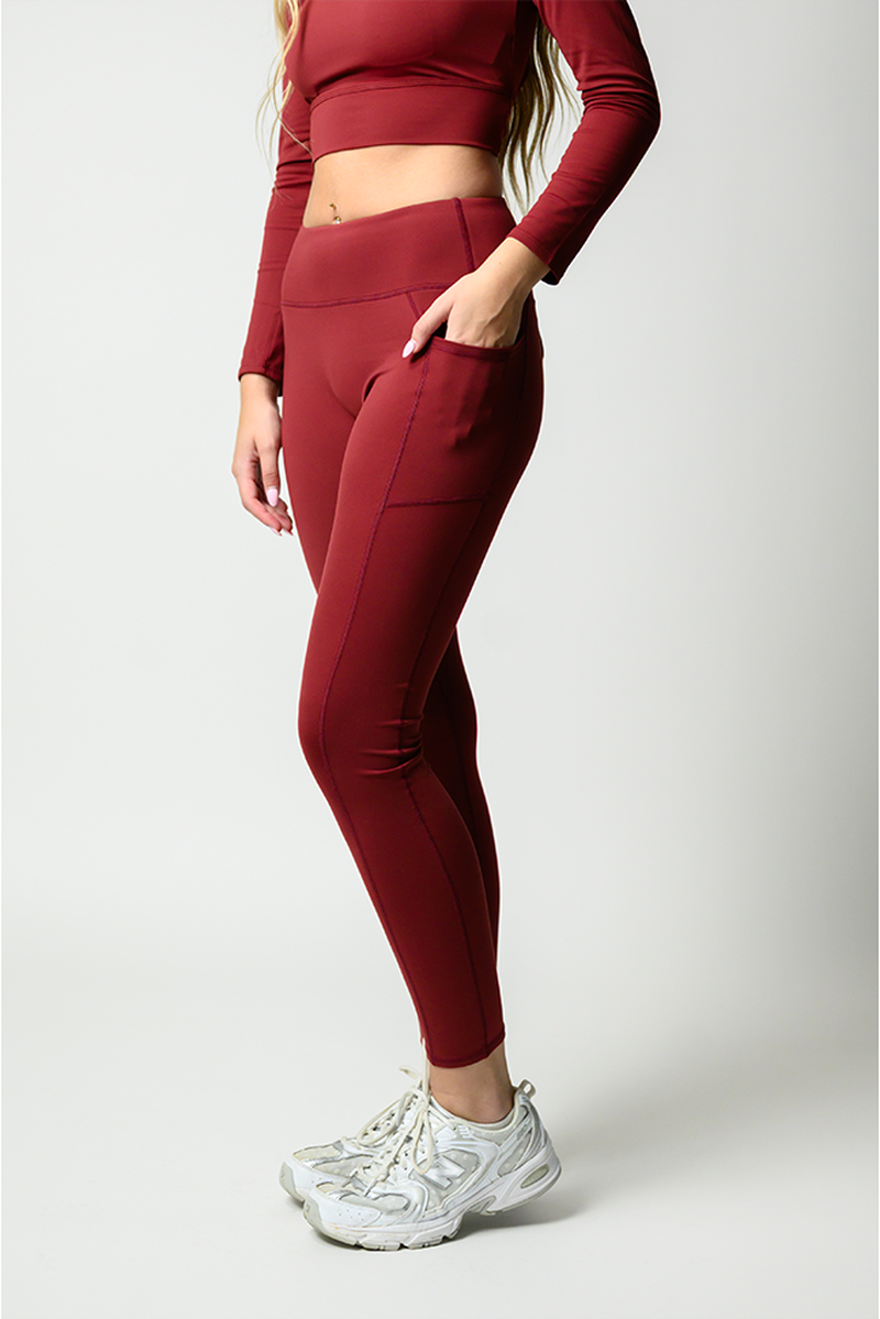 Nonstop Legging - Crushed Cherry image number 1