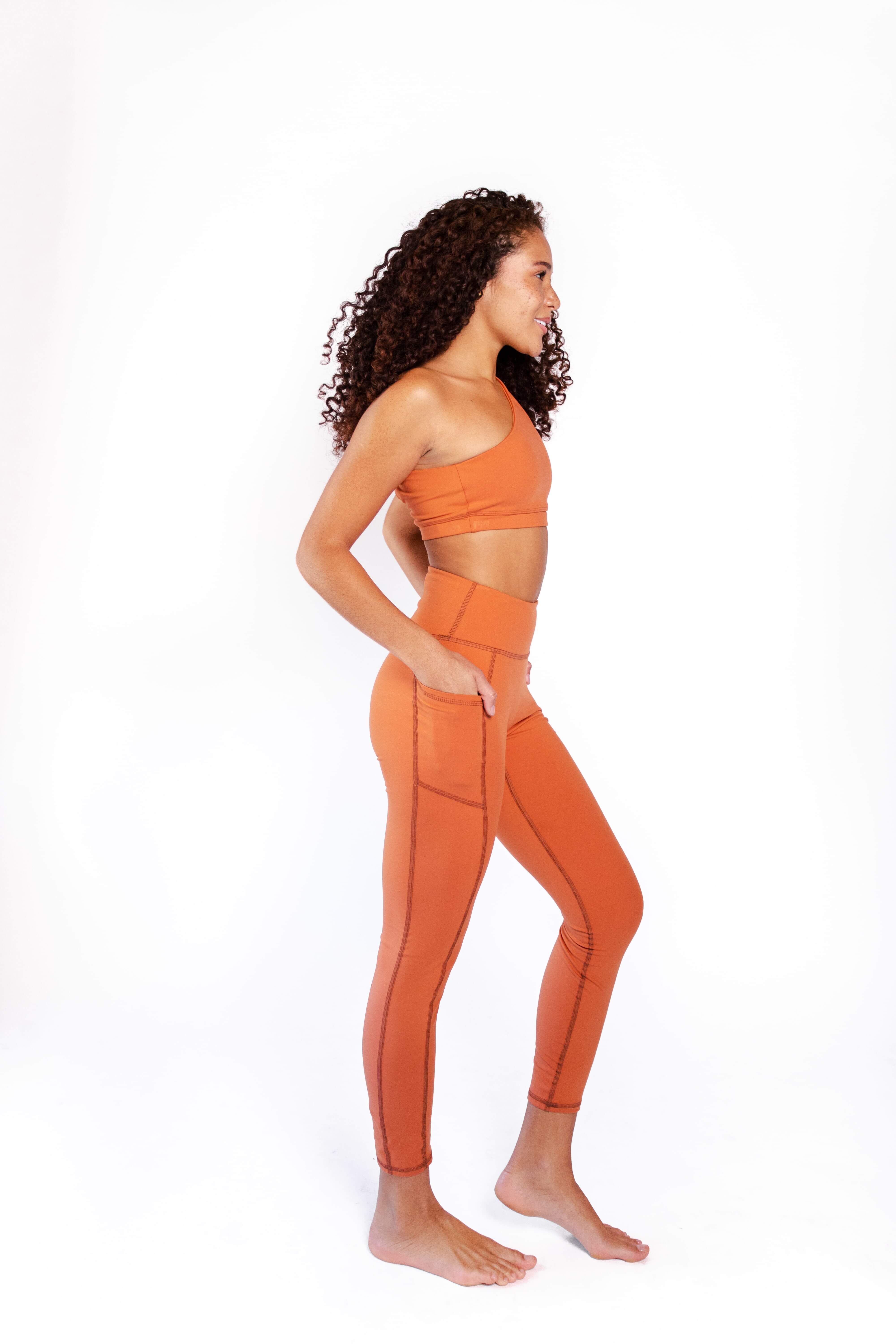 Nonstop Legging - Burnt Orange image number 2.0
