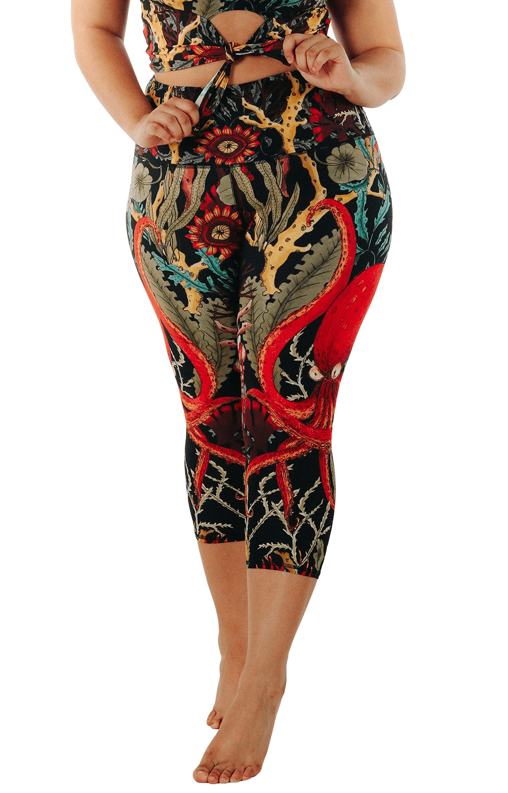Capri Legging - Coral My Name image number 5.0