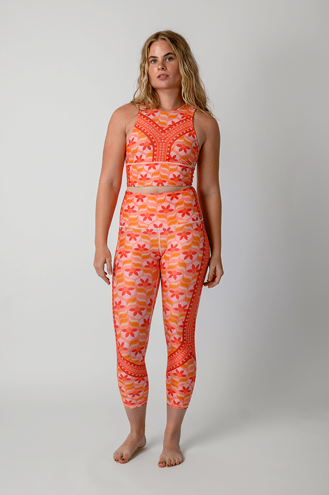 Capri Legging - Peach Out