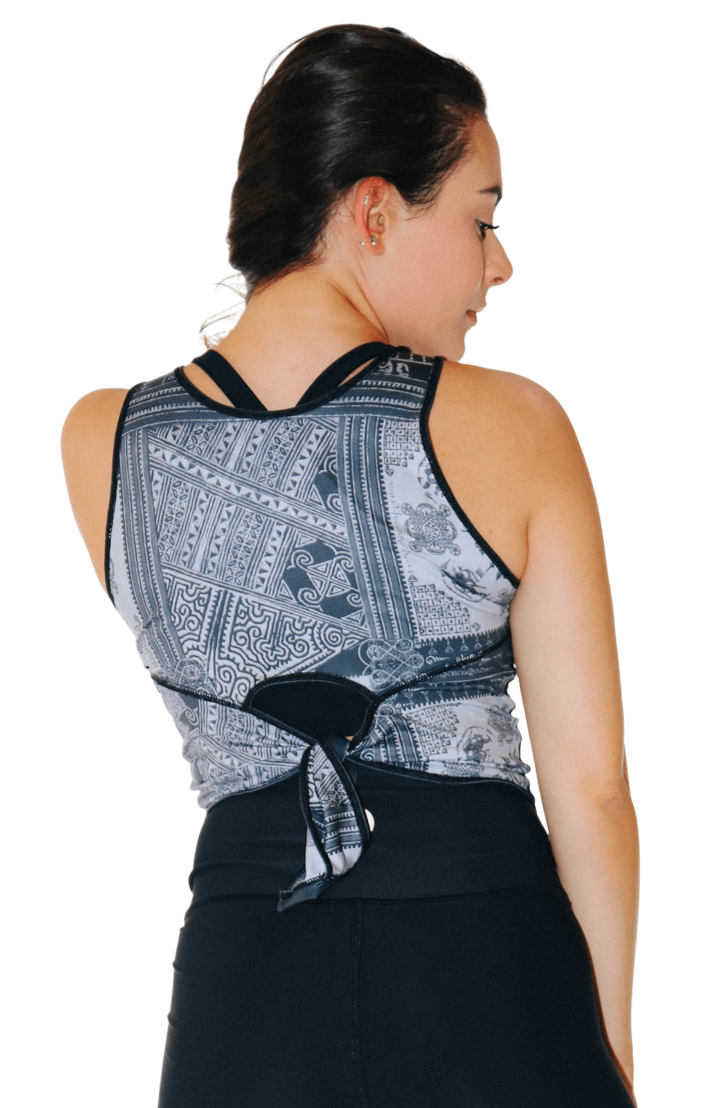 Ready or Knot Tank - Sedate Charcoal image number 4.0