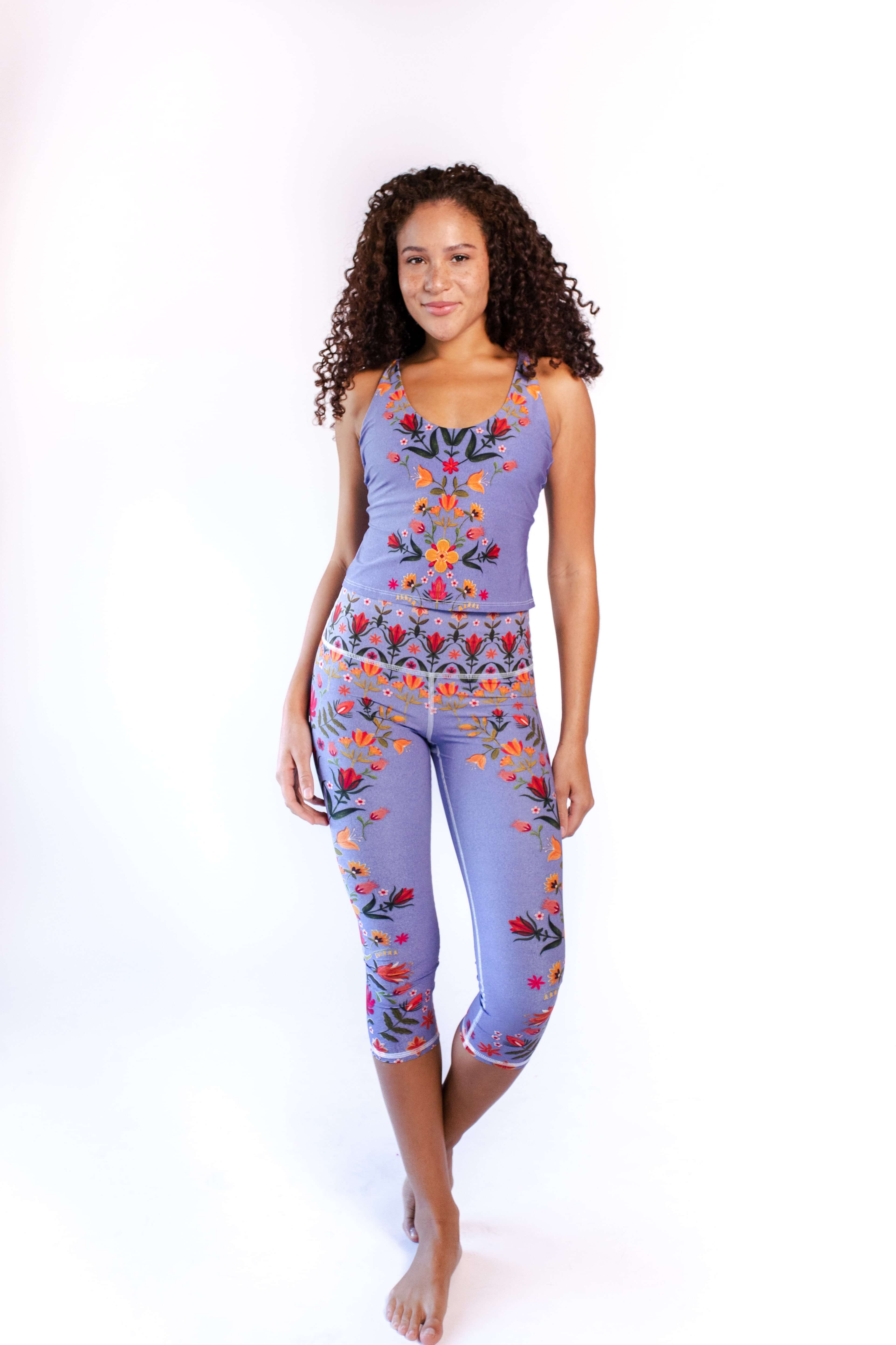 Capri Legging - Lavender Love
