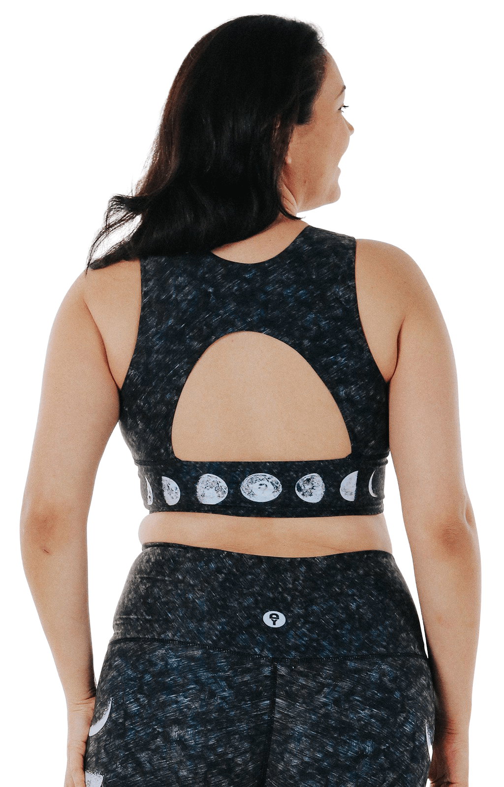 Free Range Sports Bra - Just a Dark Moon Phase image number 5.0