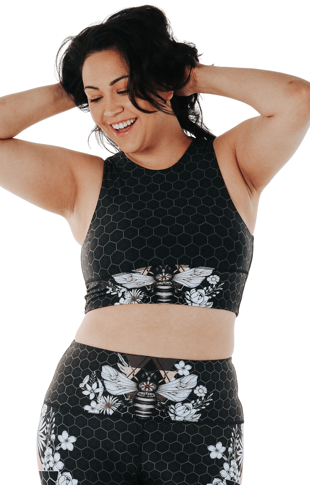 Free Range Sports Bra - Beeloved Blackout image number 3.0