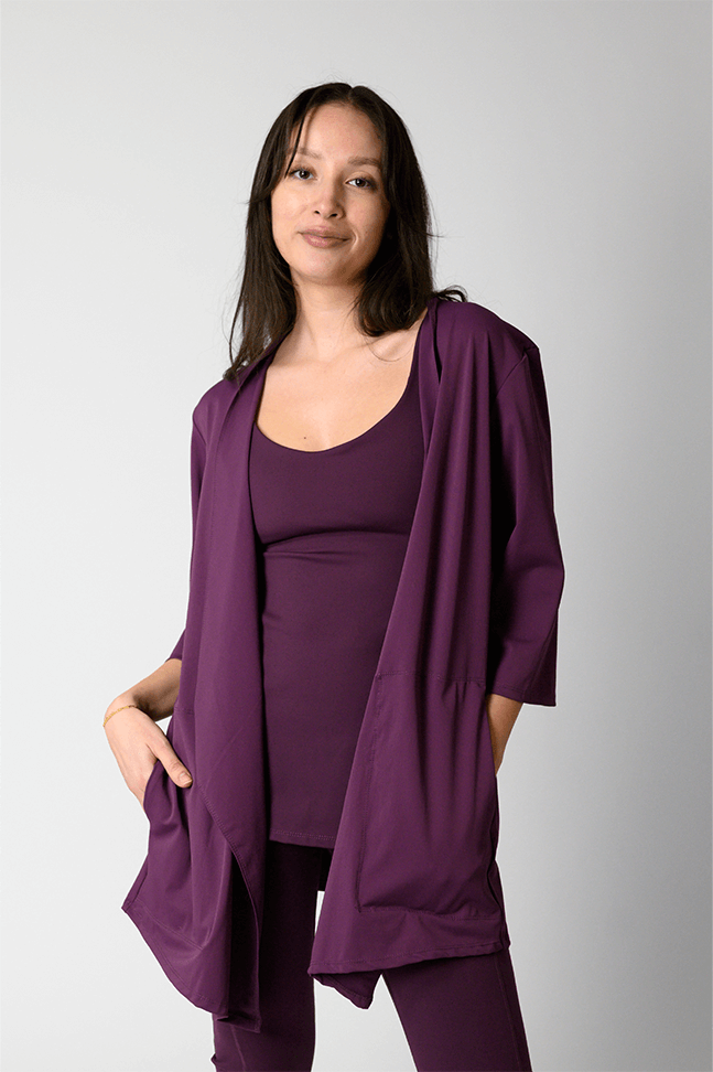 Roam Free Jacket - Mulberry