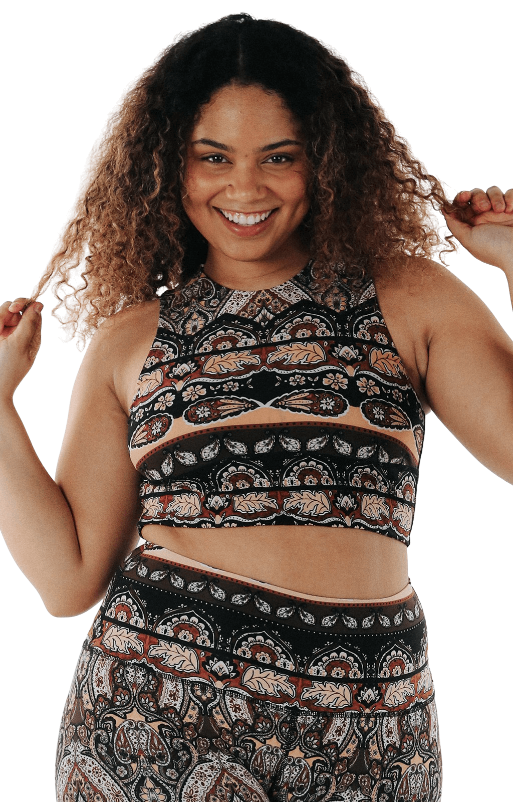 Free Range Sports Bra - Espresso Yourself image number 2.0