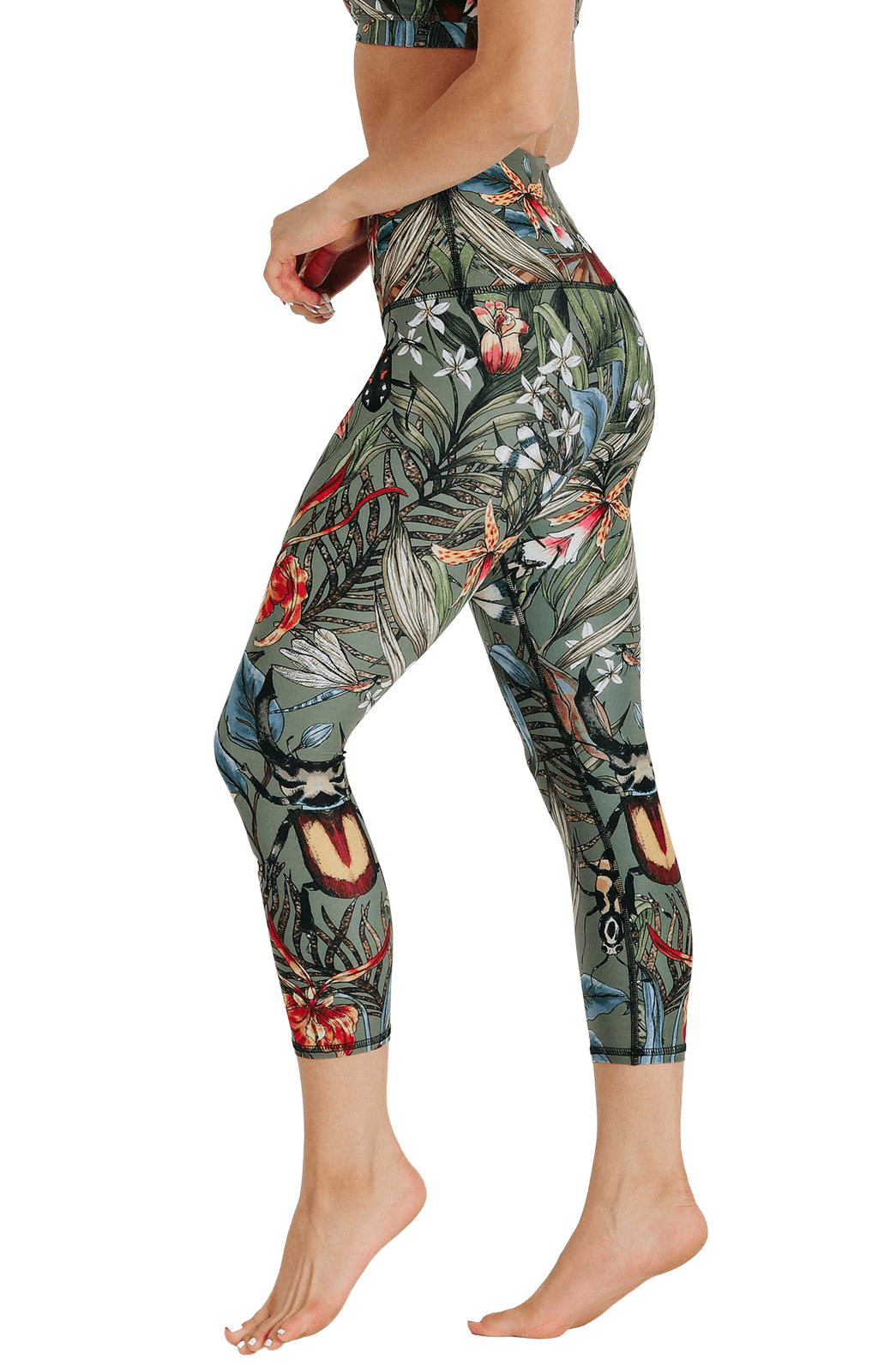 Capri Legging - Green Thumb image number 2.0