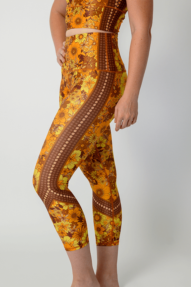 Capri Legging - Flower Power image number 1.0