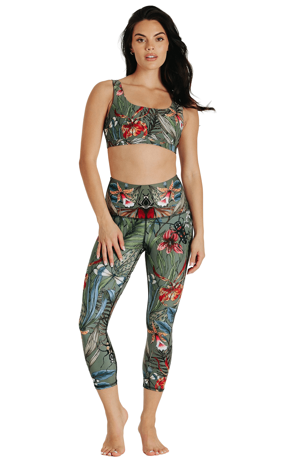 Capri Legging - Green Thumb image number 4.0