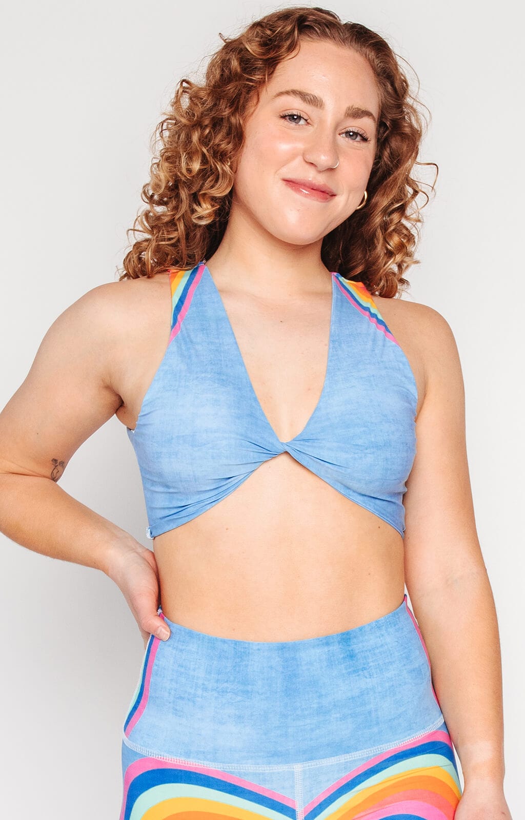 Twist & Turn Bra - Rainbow Love image number 1.0