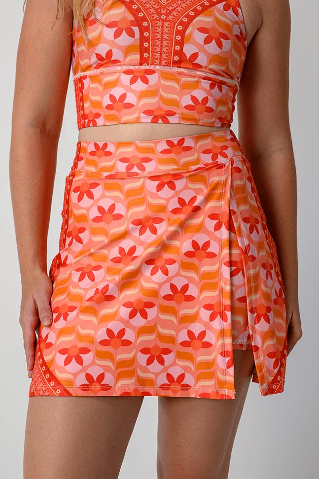Court Skort - Peach Out image number 1.0