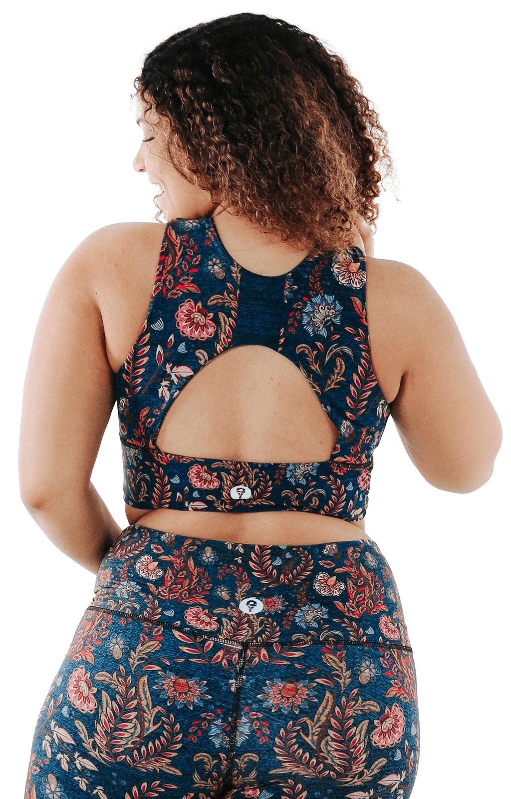 Free Range Sports Bra - Festival Denim image number 3.0