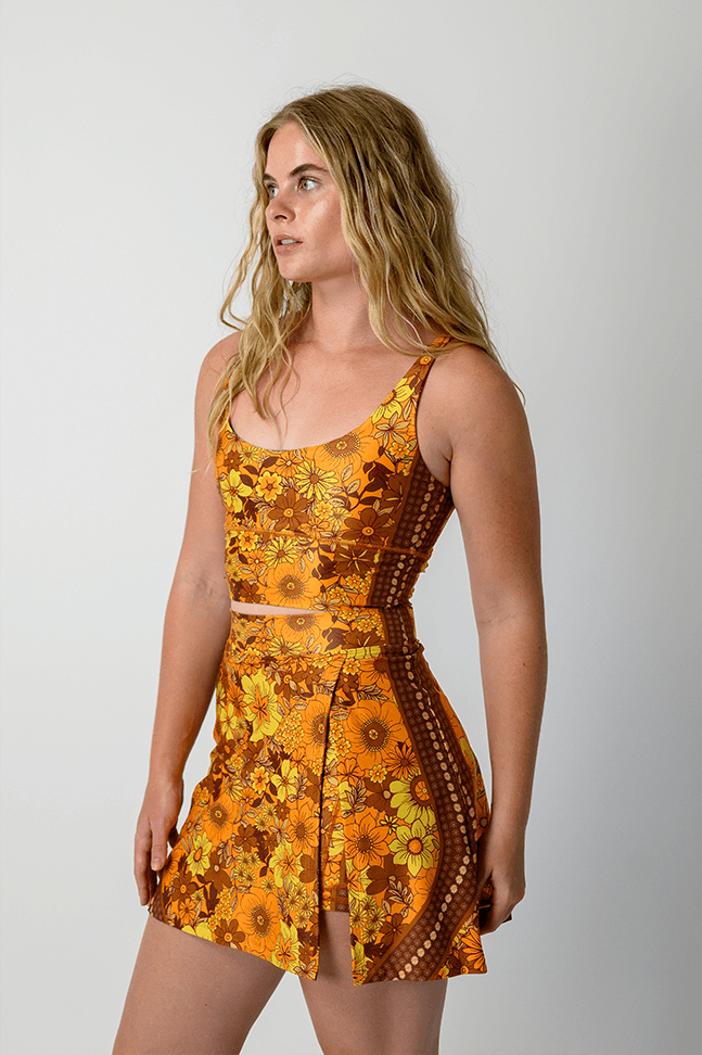 Court Skort - Flower Power image number 1.0