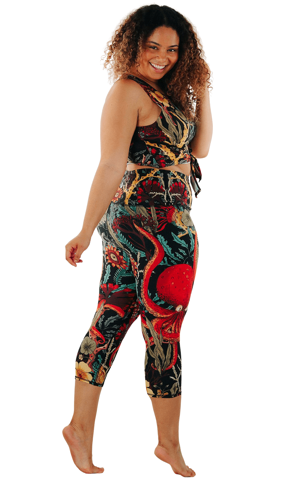 Capri Legging - Coral My Name image number 6.0