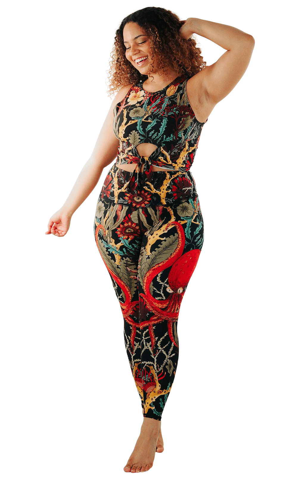 YD Legging - Coral My Name image number 1.0
