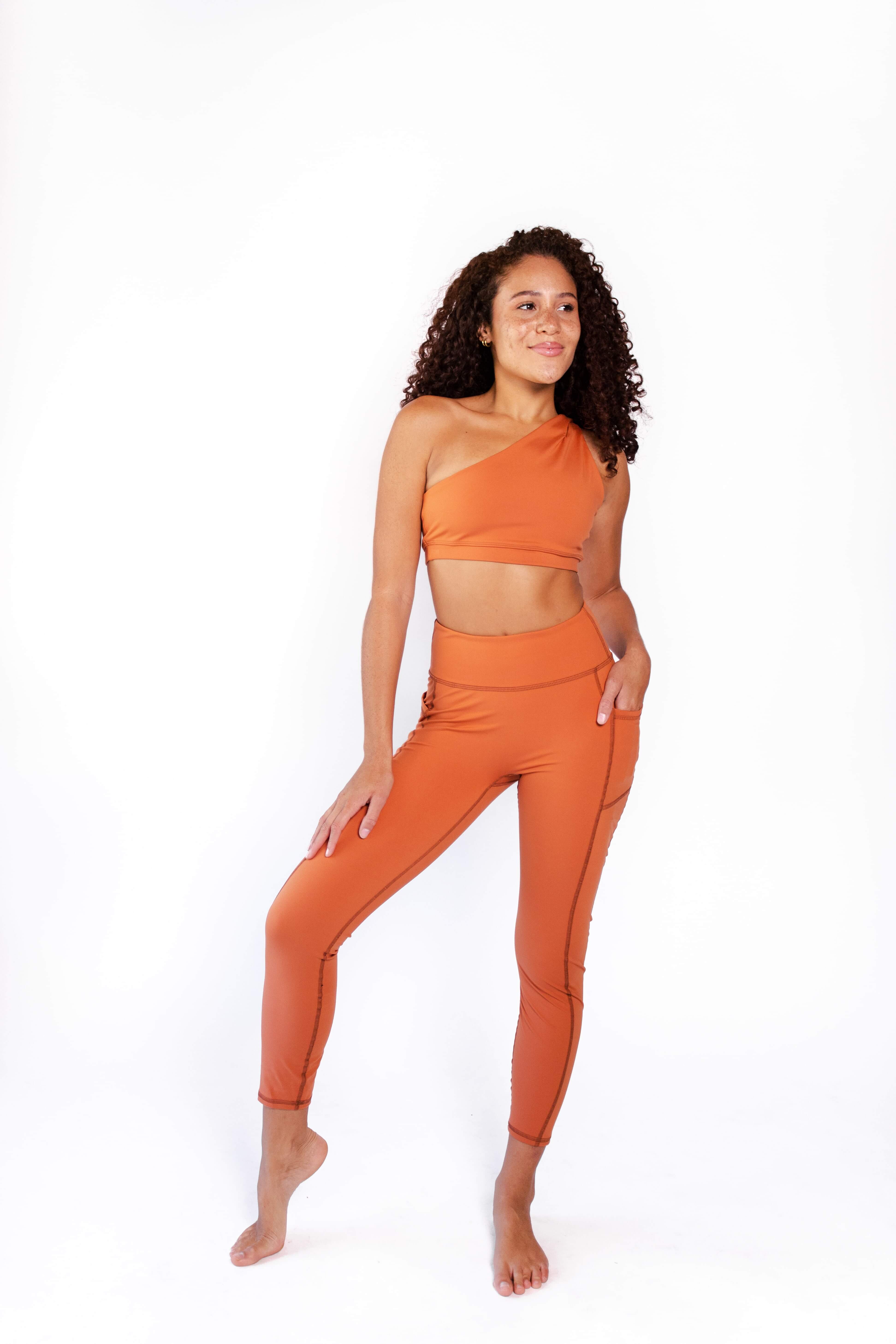 Nonstop Legging - Burnt Orange image number 1.0