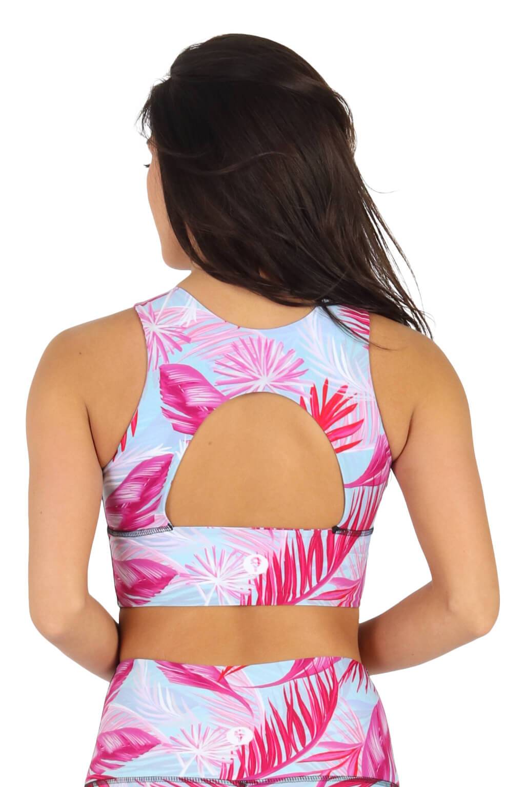 Free Range Sports Bra - Hot Tropic image number 2.0