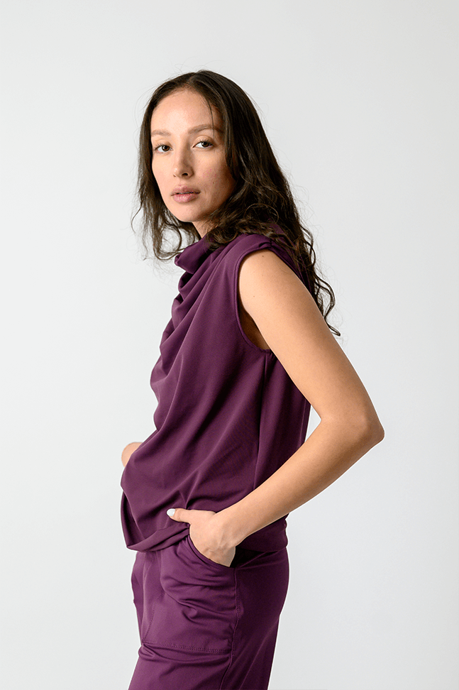 Goddess Tank - Mulberry image number 3.0